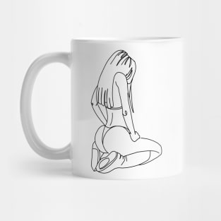 Beauty Body Line Art Mug